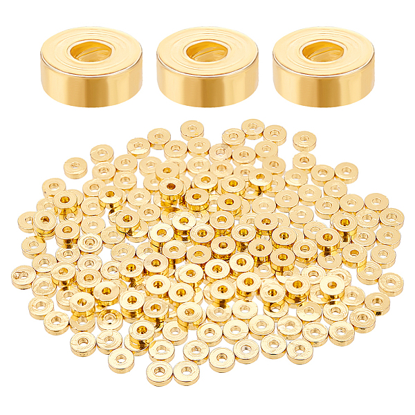 PandaHall BENECREAT 200Pcs Brass Beads, Long-Lasting Plated, Flat Round/Disc, Heishi Beads, Real 18K Gold Plated, 3x1mm, Hole: 1mm Brass...
PandaHall BENECREAT 200Pcs Brass Beads, Long-Lasting Plated, Flat Round/Disc, Heishi Beads, Real 18K Gold Plated, 3x1mm, Hole: 1mm Brass...
