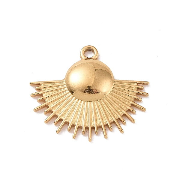 PandaHall 304 Stainless Steel Pendants, Fan Charms, Golden, 18x21x2.5mm, Hole: 1.6mm 304 Stainless Steel Fan
PandaHall 304 Stainless Steel Pendants, Fan Charms, Golden, 18x21x2.5mm, Hole: 1.6mm 304 Stainless Steel Fan