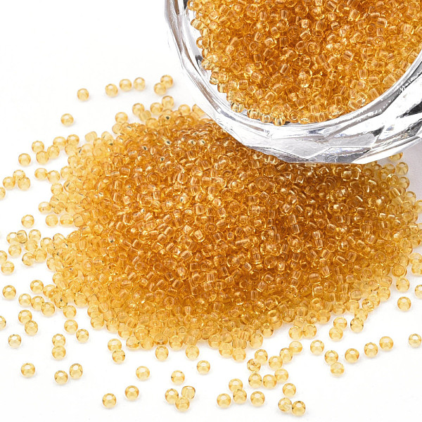 PandaHall 15/0 Transparent Czech Glass Seed Beads, Round, Goldenrod, 1.5x1mm, Hole: 0.5mm, about 500g/bag Czech Glass Gold
PandaHall 15/0 Transparent Czech Glass Seed Beads, Round, Goldenrod, 1.5x1mm, Hole: 0.5mm, about 500g/bag Czech Glass Gold