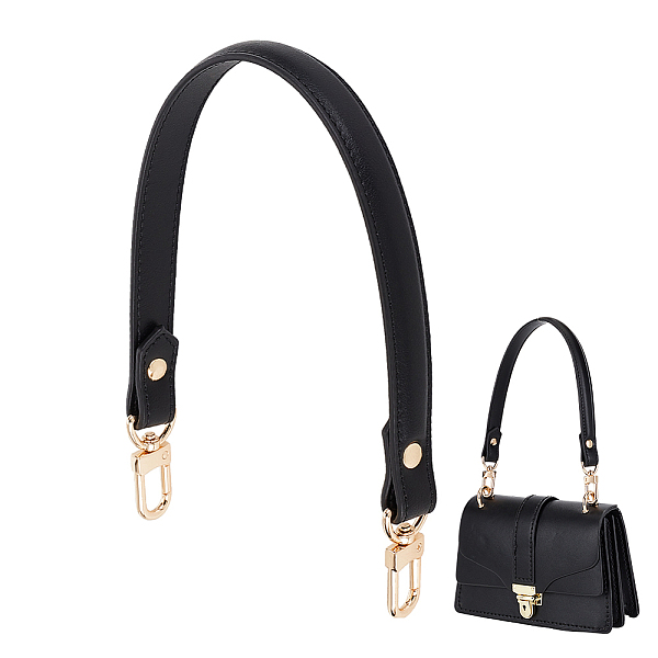 PandaHall Leather Bag Straps, with Alloy Swivel Clasps, Purse Making Supplies, Black, 45x2.2cm Leather Black
PandaHall Leather Bag Straps, with Alloy Swivel Clasps, Purse Making Supplies, Black, 45x2.2cm Leather Black