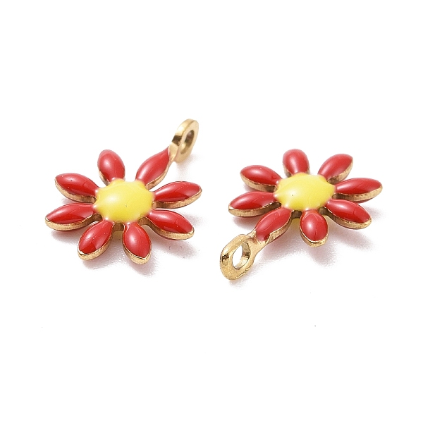 PandaHall Ion Plating(IP) 304 Stainless Steel Charms, with Enamel, Golden, Flower, Red, 10x7.5x2mm, Hole: 1mm Stainless Steel+Enamel Flower...
PandaHall Ion Plating(IP) 304 Stainless Steel Charms, with Enamel, Golden, Flower, Red, 10x7.5x2mm, Hole: 1mm Stainless Steel+Enamel Flower...