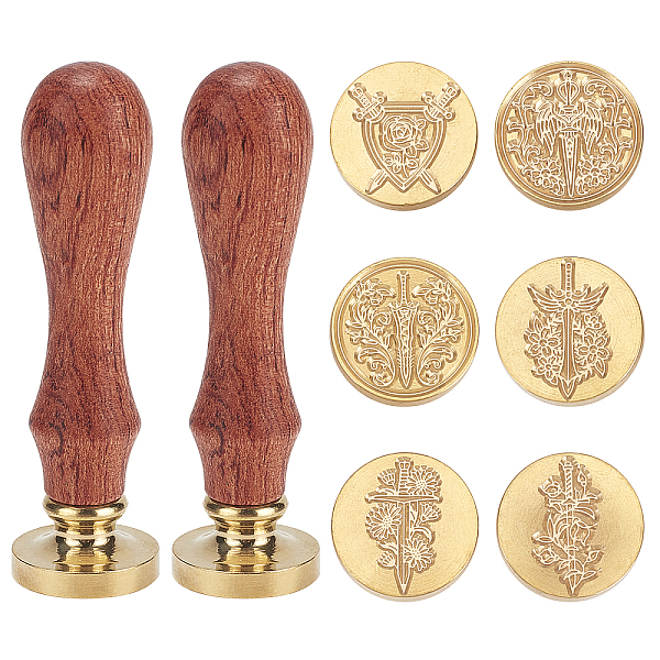 PandaHall SUPERDANT DIY Scrapbook, Including Pear Wood Handle, Wax Seal Brass Stamp Head, Other Pattern, Brass Stamp Head: 6pcs Brass Others..., Brown
PandaHall SUPERDANT DIY Scrapbook, Including Pear Wood Handle, Wax Seal Brass Stamp Head, Other Pattern, Brass Stamp Head: 6pcs Brass Others..., Brown