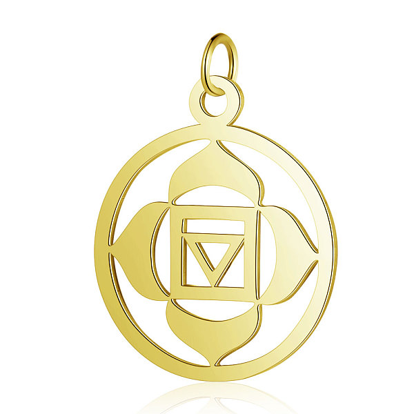 PandaHall 304 Stainless Steel Pendants, Chakra, Muladhara, Flat Round with Flower, Golden, 22.5x19x1mm, Hole: 3mm 304 Stainless Steel...
PandaHall 304 Stainless Steel Pendants, Chakra, Muladhara, Flat Round with Flower, Golden, 22.5x19x1mm, Hole: 3mm 304 Stainless Steel...
