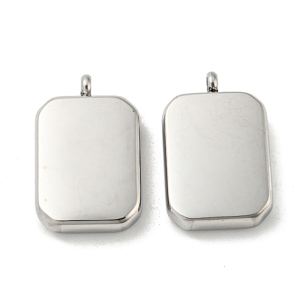 PandaHall 304 Stainless Steel Pendants, Rectangle Charms, Stainless Steel Color, 19x12.5x4mm, Hole: 1.8mm 304 Stainless Steel Rectangle
PandaHall 304 Stainless Steel Pendants, Rectangle Charms, Stainless Steel Color, 19x12.5x4mm, Hole: 1.8mm 304 Stainless Steel Rectangle