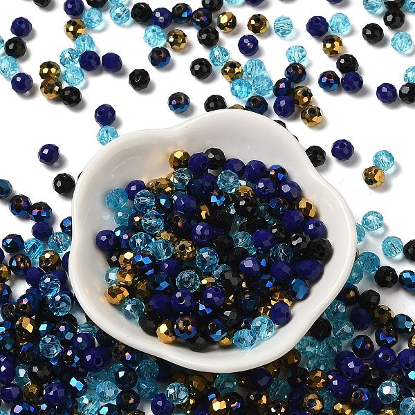 PandaHall Glass Beads, Faceted, Rondelle, Medium Blue, 6x5mm, Hole: 1mm, about 2360pcs/500g Glass Rondelle
PandaHall Glass Beads, Faceted, Rondelle, Medium Blue, 6x5mm, Hole: 1mm, about 2360pcs/500g Glass Rondelle