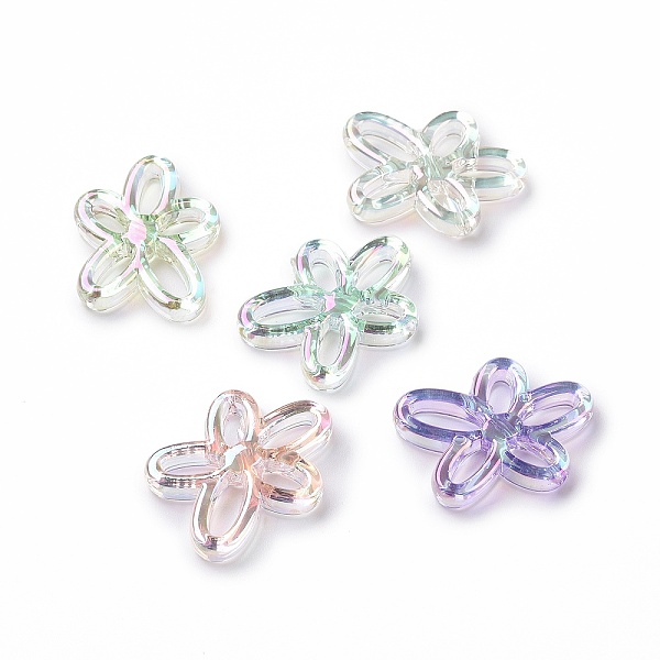 PandaHall UV Plating Rainbow Iridescent Acrylic Beads, Flower, Mixed Color, 33x25x5mm, Hole: 1.8mm Acrylic Flower Multicolor
PandaHall UV Plating Rainbow Iridescent Acrylic Beads, Flower, Mixed Color, 33x25x5mm, Hole: 1.8mm Acrylic Flower Multicolor