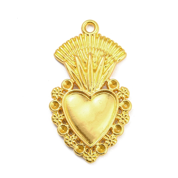 PandaHall Alloy Pendant Rhinestone Settings, Heart with Wings, Golden, Fit for Rhinestone: 1.5mm, 36x20x2.3mm, Hole: 2mm Alloy Heart
PandaHall Alloy Pendant Rhinestone Settings, Heart with Wings, Golden, Fit for Rhinestone: 1.5mm, 36x20x2.3mm, Hole: 2mm Alloy Heart