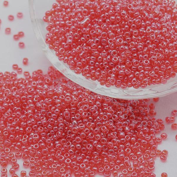 PandaHall 8/0 Glass Seed Beads, Grade A, Round, Transparent Colours Lustered, Tomato, 2.8~3.2mm, Hole: 1.0mm, about 15000pcs/pound Glass Red
PandaHall 8/0 Glass Seed Beads, Grade A, Round, Transparent Colours Lustered, Tomato, 2.8~3.2mm, Hole: 1.0mm, about 15000pcs/pound Glass Red