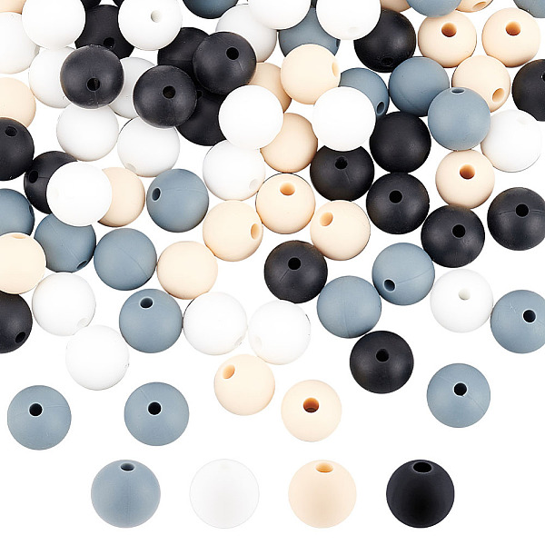 PandaHall DICOSMETIC 80Pcs 4 Colors Round Beads Silicone Bulk Seamless Silicone Loose Beads 1/2mm Round Loose Spacer Beads Colorful Silicone..., Multicolor
PandaHall DICOSMETIC 80Pcs 4 Colors Round Beads Silicone Bulk Seamless Silicone Loose Beads 1/2mm Round Loose Spacer Beads Colorful Silicone..., Multicolor