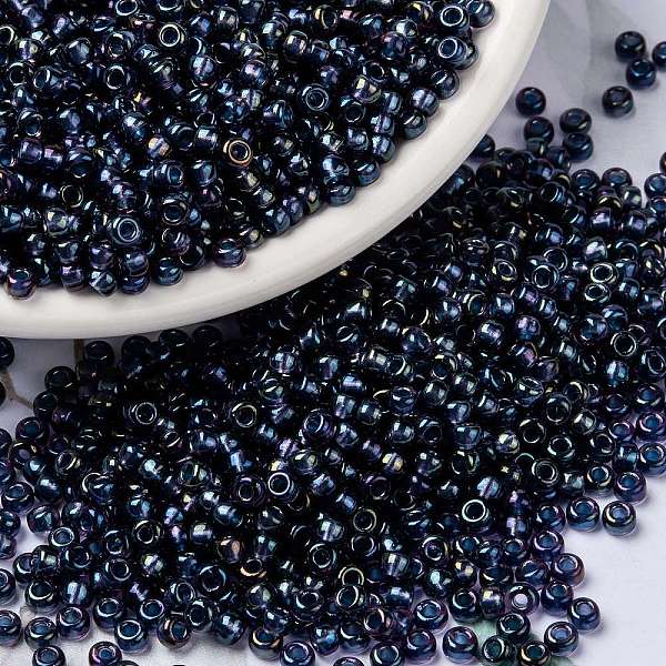 PandaHall MIYUKI Round Rocailles Beads, Japanese Seed Beads, (RR3539) Fancy Lined Han Blue, 8/0, 3mm, Hole: 1mm, about 422~455pcs/10g Glass...
PandaHall MIYUKI Round Rocailles Beads, Japanese Seed Beads, (RR3539) Fancy Lined Han Blue, 8/0, 3mm, Hole: 1mm, about 422~455pcs/10g Glass...