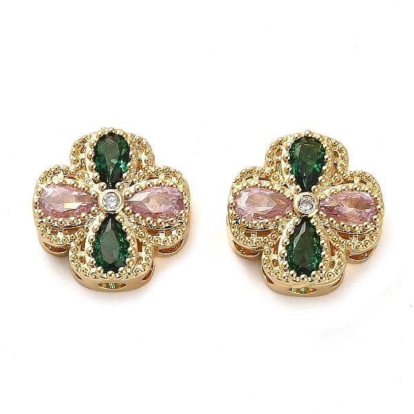 PandaHall Brass Micro Pave Cubic Zirconia Beads, Clover, Real 18K Gold Plated, 13.5x13.5x5.5mm, Hole: 2mm Brass+Cubic Zirconia Clover
PandaHall Brass Micro Pave Cubic Zirconia Beads, Clover, Real 18K Gold Plated, 13.5x13.5x5.5mm, Hole: 2mm Brass+Cubic Zirconia Clover