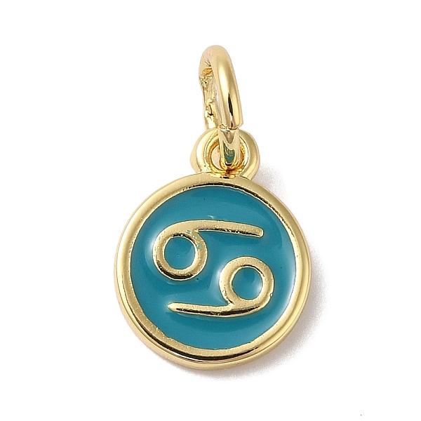 PandaHall Real 18K Gold Plated Brass Enamel Charms, with Jump Ring, Long-Lasting Plated, Lead Free & Cadmium Free, Flat Round with Cancer...
PandaHall Real 18K Gold Plated Brass Enamel Charms, with Jump Ring, Long-Lasting Plated, Lead Free & Cadmium Free, Flat Round with Cancer...