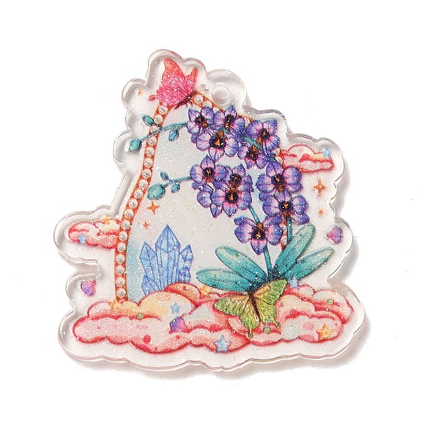 PandaHall Acrylic Relief Double Side loose Powder Violet Flower Pendants, Plum, 39.5x38x2mm, Hole: 2mm Acrylic Purple
PandaHall Acrylic Relief Double Side loose Powder Violet Flower Pendants, Plum, 39.5x38x2mm, Hole: 2mm Acrylic Purple