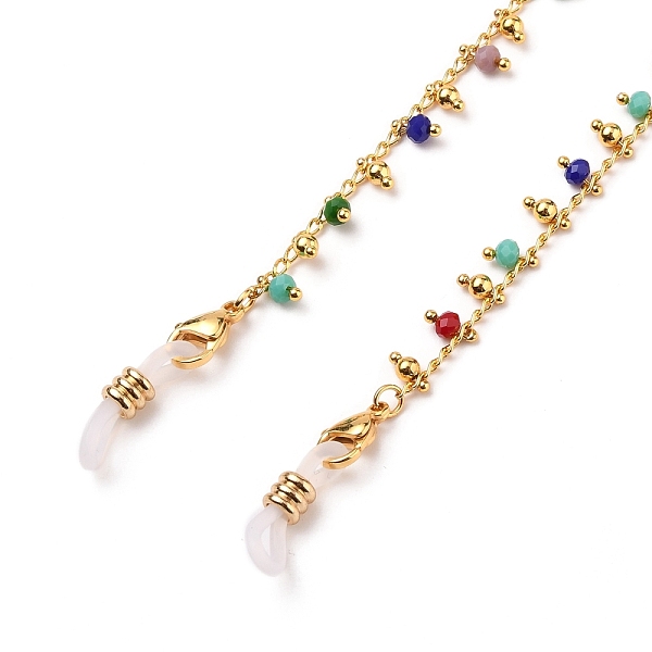 PandaHall Eyeglasses Chains, Neck Strap for Eyeglasses, with Glass Beads, Brass Paperclip Chains, 304 Stainless Steel Lobster Claw Clasps...
PandaHall Eyeglasses Chains, Neck Strap for Eyeglasses, with Glass Beads, Brass Paperclip Chains, 304 Stainless Steel Lobster Claw Clasps...
