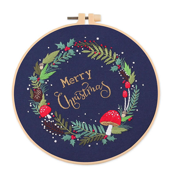 PandaHall DIY Christmas Theme Embroidery Kits, Including Printed Cotton Fabric, Embroidery Thread & Needles, Plastic Embroidery Hoop...
PandaHall DIY Christmas Theme Embroidery Kits, Including Printed Cotton Fabric, Embroidery Thread & Needles, Plastic Embroidery Hoop...