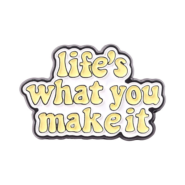 PandaHall Word Enamel Pins, Black Alloy Brooches for Backpack Clothes, Lemon Chiffon, 19x30mm Alloy+Enamel Word
PandaHall Word Enamel Pins, Black Alloy Brooches for Backpack Clothes, Lemon Chiffon, 19x30mm Alloy+Enamel Word