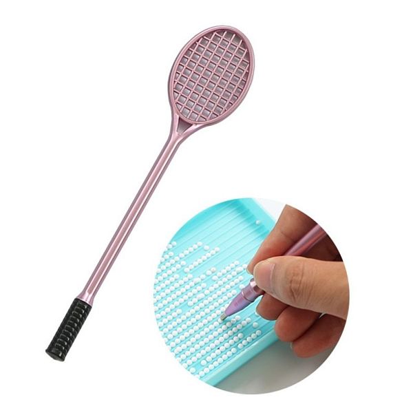 PandaHall Racket Shape Plastic Diamond Painting Point Drill Pen, Painting Craft Accessories Embroidery Tool, Pale Violet Red, 19.1x4x0.7~1cm...
PandaHall Racket Shape Plastic Diamond Painting Point Drill Pen, Painting Craft Accessories Embroidery Tool, Pale Violet Red, 19.1x4x0.7~1cm...