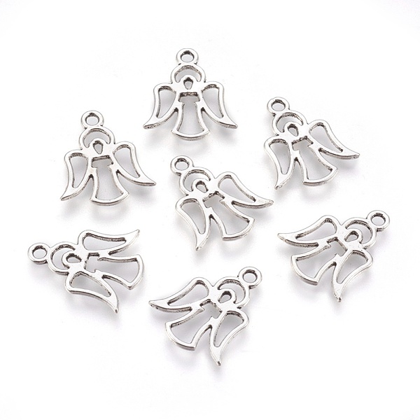 PandaHall Tibetan Style Alloy Pendants, Cadmium Free & Lead Free, Angel, Antique Silver, 20x16.5x1mm, Hole: 2mm Alloy Angel & Fairy
PandaHall Tibetan Style Alloy Pendants, Cadmium Free & Lead Free, Angel, Antique Silver, 20x16.5x1mm, Hole: 2mm Alloy Angel & Fairy
