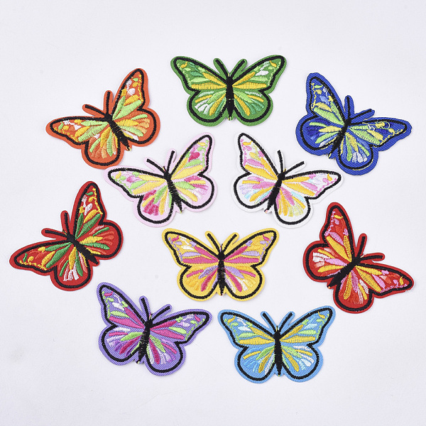 PandaHall Computerized Embroidery Cloth Iron On/Sew On Patches, Costume Accessories, Appliques, Butterfly, Mixed Color, 41.5x65.5x1.5mm..., Multicolor
PandaHall Computerized Embroidery Cloth Iron On/Sew On Patches, Costume Accessories, Appliques, Butterfly, Mixed Color, 41.5x65.5x1.5mm..., Multicolor