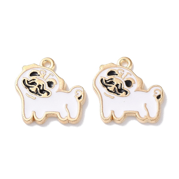 PandaHall Alloy Enamel Pendants, Golden, Animals Theme Charm, Dog, 16.5x17x2mm, Hole: 1.4mm Alloy+Enamel Dog
PandaHall Alloy Enamel Pendants, Golden, Animals Theme Charm, Dog, 16.5x17x2mm, Hole: 1.4mm Alloy+Enamel Dog