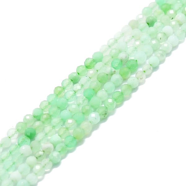 PandaHall Natural Chrysoprase Beads Strands, Faceted, Round, 3mm, Hole: 0.7mm, about 132pcs/strand, 15.16''~15.55''(38.5~39.5cm) Chrysoprase...
PandaHall Natural Chrysoprase Beads Strands, Faceted, Round, 3mm, Hole: 0.7mm, about 132pcs/strand, 15.16''~15.55''(38.5~39.5cm) Chrysoprase...