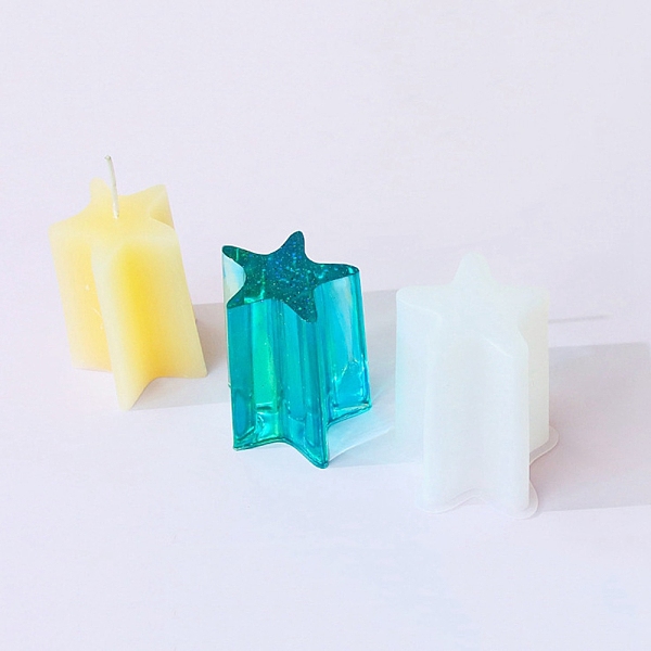 PandaHall DIY Silicone Candle Molds, For Candle Making, Star, 5.7x6.2x7.1cm Silicone Star
PandaHall DIY Silicone Candle Molds, For Candle Making, Star, 5.7x6.2x7.1cm Silicone Star