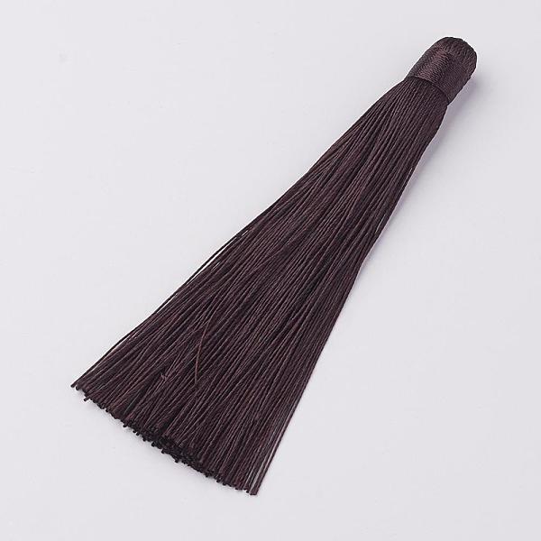 PandaHall Nylon Tassels Big Pendant Decorations, Coffee, 120x10mm, Hole: 5mm Nylon Brown
PandaHall Nylon Tassels Big Pendant Decorations, Coffee, 120x10mm, Hole: 5mm Nylon Brown