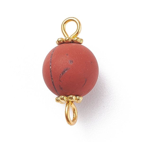 PandaHall Frosted Natural & Synthetic Gemstone Connector Charms, with Golden Tone Alloy & and Iron Findings, Round, 16.5~18x8.5mm, Hole...
PandaHall Frosted Natural & Synthetic Gemstone Connector Charms, with Golden Tone Alloy & and Iron Findings, Round, 16.5~18x8.5mm, Hole...