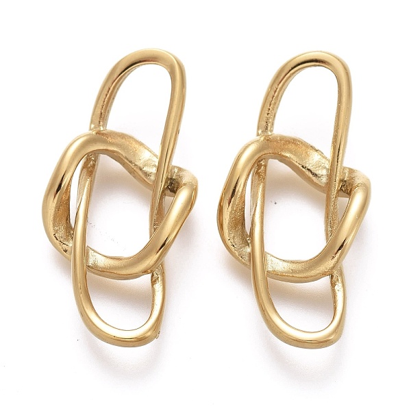 PandaHall Ion Plating(IP) 304 Stainless Steel Link Connectors, Knot Shape, Golden, 25x12x4mm, Hole: 5~6x5mm 304 Stainless Steel Others
PandaHall Ion Plating(IP) 304 Stainless Steel Link Connectors, Knot Shape, Golden, 25x12x4mm, Hole: 5~6x5mm 304 Stainless Steel Others