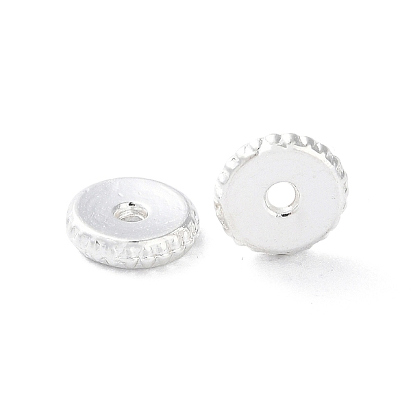 PandaHall Alloy Spacer Beads, Long-Lasting Plated, Disc, Silver, 6x1.4mm, Hole: 1mm Alloy Disc
PandaHall Alloy Spacer Beads, Long-Lasting Plated, Disc, Silver, 6x1.4mm, Hole: 1mm Alloy Disc