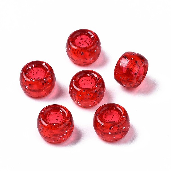 PandaHall Transparent Acrylic European Beads, Large Hole Beads, with Glitter Powder, Column, Red, 6x9mm, Hole: 4mm, about 19000pcs/5000g...
PandaHall Transparent Acrylic European Beads, Large Hole Beads, with Glitter Powder, Column, Red, 6x9mm, Hole: 4mm, about 19000pcs/5000g...