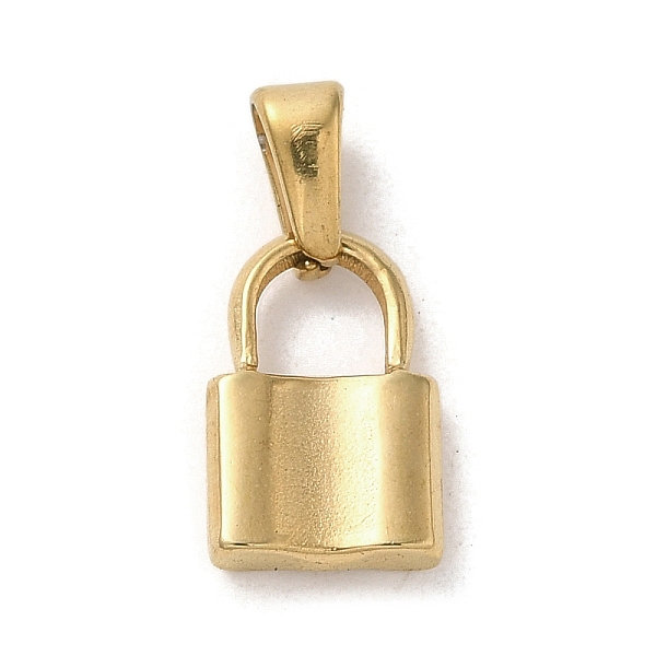 PandaHall Vacuum Plating 304 Stainless Steel Charms, Padlock Charm, Golden, 12.5x8x2.5mm, Hole: 2.5x5mm 304 Stainless Steel Lock
PandaHall Vacuum Plating 304 Stainless Steel Charms, Padlock Charm, Golden, 12.5x8x2.5mm, Hole: 2.5x5mm 304 Stainless Steel Lock