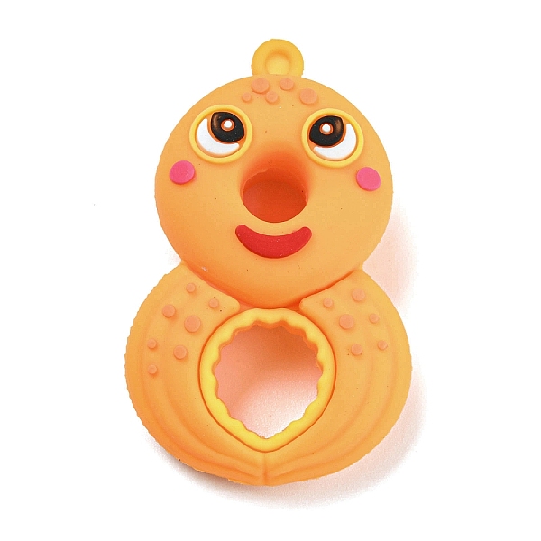 PandaHall Cartoon PVC Plastic Big Pendants, Number 8 Charm, Octopus, 50x32x17mm, Hole: 3mm PVC Octopus Orange
PandaHall Cartoon PVC Plastic Big Pendants, Number 8 Charm, Octopus, 50x32x17mm, Hole: 3mm PVC Octopus Orange