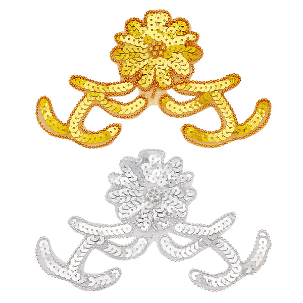 PandaHall HOBBIESAY 4Pcs 2 Colors Computerized Embroidery Polyester Sew on Sequin Patches, Beading Appliques, Costume Accessories, Flower..., Multicolor
PandaHall HOBBIESAY 4Pcs 2 Colors Computerized Embroidery Polyester Sew on Sequin Patches, Beading Appliques, Costume Accessories, Flower..., Multicolor