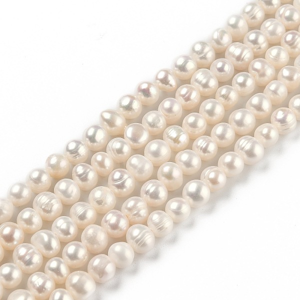 PandaHall Natural Cultured Freshwater Pearl Beads Strands, Potato, Bisque, 6~6.5x5~7mm, Hole: 0.6mm, about 61pcs/strand, 13.58 inch(34.5cm)..., Orange
PandaHall Natural Cultured Freshwater Pearl Beads Strands, Potato, Bisque, 6~6.5x5~7mm, Hole: 0.6mm, about 61pcs/strand, 13.58 inch(34.5cm)..., Orange