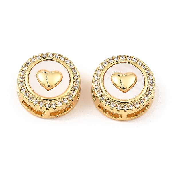 PandaHall Brass Micro Pave Clear Cubic Zirconia Slide Charms, with Shell, Long-Lasting Plated, Lead Free & Cadmium Free, Real 18K Gold...
PandaHall Brass Micro Pave Clear Cubic Zirconia Slide Charms, with Shell, Long-Lasting Plated, Lead Free & Cadmium Free, Real 18K Gold...