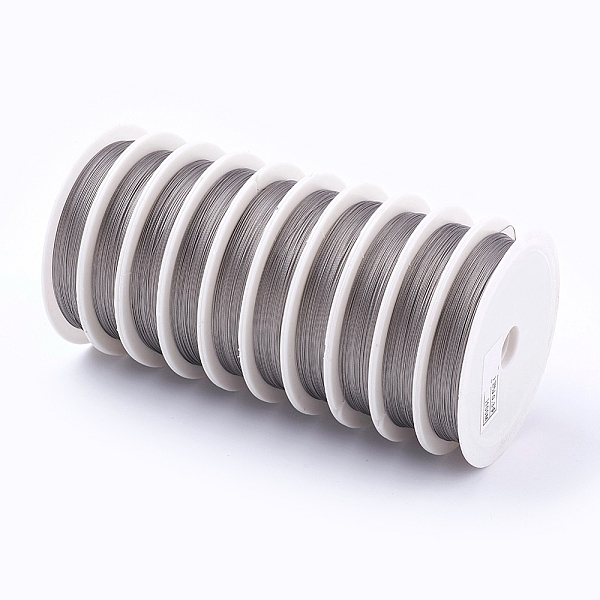 PandaHall Tiger Tail Wire, Nylon-coated Stainless Steel, Original Color(Raw), White, Raw, 0.3mm in diameter, about 164.04 Feet(50m)/roll..., Gray
PandaHall Tiger Tail Wire, Nylon-coated Stainless Steel, Original Color(Raw), White, Raw, 0.3mm in diameter, about 164.04 Feet(50m)/roll..., Gray