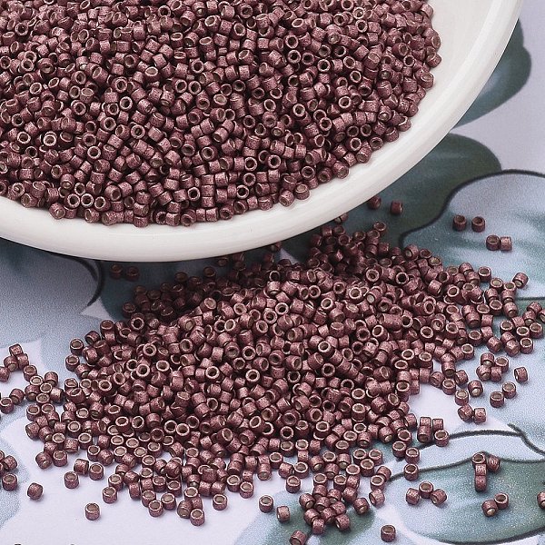 PandaHall MIYUKI Delica Beads, Cylinder, Japanese Seed Beads, 11/0, (DB1167) Galvanized Matte Berry, 1.3x1.6mm, Hole: 0.8mm, about..., Brown
PandaHall MIYUKI Delica Beads, Cylinder, Japanese Seed Beads, 11/0, (DB1167) Galvanized Matte Berry, 1.3x1.6mm, Hole: 0.8mm, about..., Brown