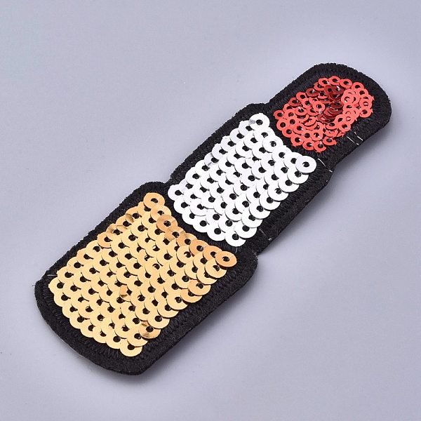 PandaHall Computerized Embroidery Cloth Iron on/Sew on Patches, with Paillette, Costume Accessories, Appliques, Lipstick, Colorful...
PandaHall Computerized Embroidery Cloth Iron on/Sew on Patches, with Paillette, Costume Accessories, Appliques, Lipstick, Colorful...