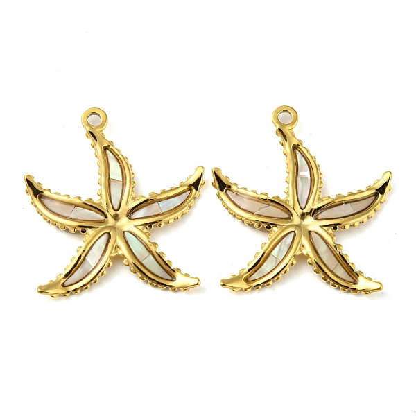 PandaHall Natural Shell Pendants, Starfish Charms with Ion Plating(IP) 304 Stainless Steel Findings, Real 18K Gold Plated, 28x24x12mm, Hole...
PandaHall Natural Shell Pendants, Starfish Charms with Ion Plating(IP) 304 Stainless Steel Findings, Real 18K Gold Plated, 28x24x12mm, Hole...