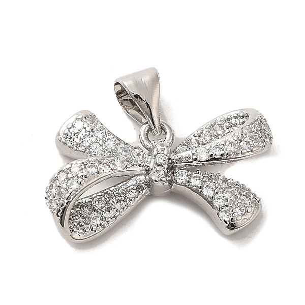 PandaHall Brass Micro Pave Clear Cubic Zirconia Pendants, Bowknot, Platinum, 12x21x5mm, Hole: 4.5x4mm Brass+Cubic Zirconia Bowknot Clear
PandaHall Brass Micro Pave Clear Cubic Zirconia Pendants, Bowknot, Platinum, 12x21x5mm, Hole: 4.5x4mm Brass+Cubic Zirconia Bowknot Clear