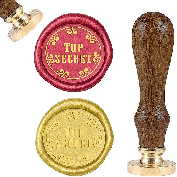 PandaHall SUPERFINDINGS Retro Wax Seal Stamp Top Secret Scrapbook Brass Vintage Stamps and Wood Handle for Letter Wedding Party Gift Packing...
PandaHall SUPERFINDINGS Retro Wax Seal Stamp Top Secret Scrapbook Brass Vintage Stamps and Wood Handle for Letter Wedding Party Gift Packing...
