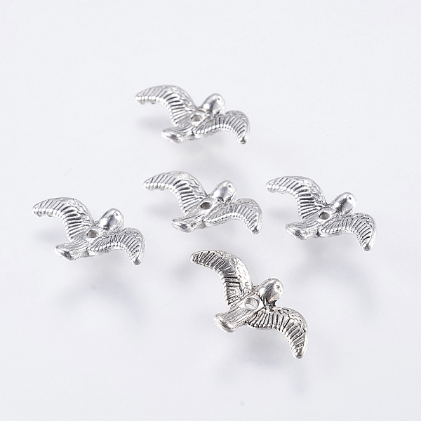 PandaHall Tibetan Style Alloy Beads, Lead Free & Cadmium Free & Nickel Free, Bird, Antique Silver, 17mm long, 10mm wide, 2mm thick, hole...
PandaHall Tibetan Style Alloy Beads, Lead Free & Cadmium Free & Nickel Free, Bird, Antique Silver, 17mm long, 10mm wide, 2mm thick, hole...