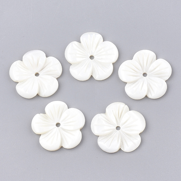 PandaHall Freshwater Shell Beads, Flower, White, 23~24x23~24x3mm, Hole: 2mm Freshwater Shell Flower White
PandaHall Freshwater Shell Beads, Flower, White, 23~24x23~24x3mm, Hole: 2mm Freshwater Shell Flower White