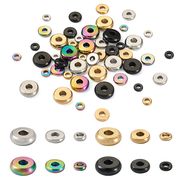 PandaHall Jewelry 60Pcs 12 Style 304 Stainless Steel Spacer Beads, Donut, Mixed Color, 4~8x1~2.5mm, Hole: 2~3mm, 5pcs/style 304 Stainless...
PandaHall Jewelry 60Pcs 12 Style 304 Stainless Steel Spacer Beads, Donut, Mixed Color, 4~8x1~2.5mm, Hole: 2~3mm, 5pcs/style 304 Stainless...