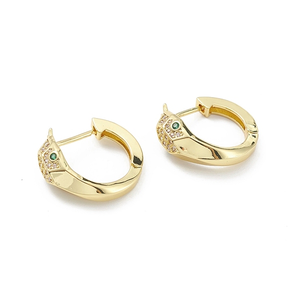 PandaHall Snake Head Rack Plating Brass Cubic Zirconia Hoop Earrings for Women, Long-Lasting Plated, Lead Free & Cadmium Free, Real 18K Gold...
PandaHall Snake Head Rack Plating Brass Cubic Zirconia Hoop Earrings for Women, Long-Lasting Plated, Lead Free & Cadmium Free, Real 18K Gold...