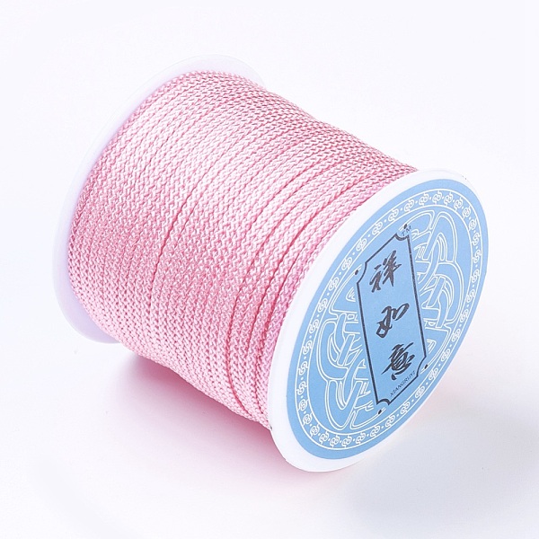PandaHall Braided Nylon Cords, Pearl Pink, 2x1mm, about 43.74 yards(40m)/roll Nylon Pink
PandaHall Braided Nylon Cords, Pearl Pink, 2x1mm, about 43.74 yards(40m)/roll Nylon Pink