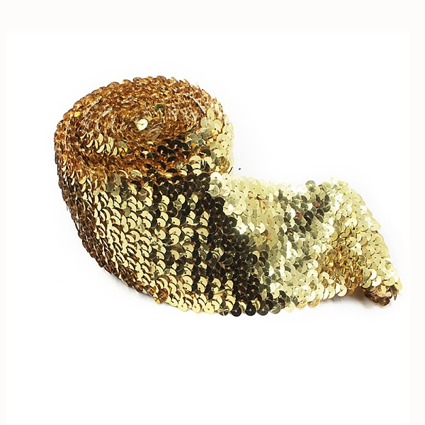 PandaHall Polyester Paillette Chain Rolls, Sparkle, Clothing Accessories, Gold, 3 inch(75mm) Plastic Flat Round Gold
PandaHall Polyester Paillette Chain Rolls, Sparkle, Clothing Accessories, Gold, 3 inch(75mm) Plastic Flat Round Gold