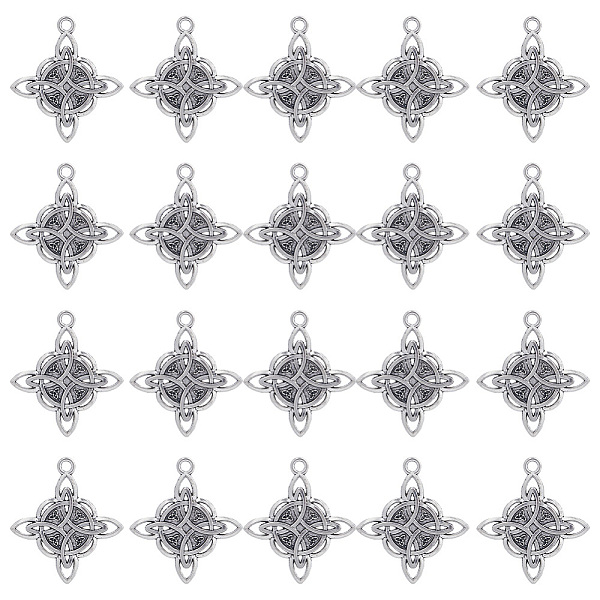 PandaHall SUNNYCLUE 50Pcs Tibetan Style Alloy Pendants, Antique Silver, 28x25x2mm, Hole: 1.8mm Alloy Rhombus
PandaHall SUNNYCLUE 50Pcs Tibetan Style Alloy Pendants, Antique Silver, 28x25x2mm, Hole: 1.8mm Alloy Rhombus