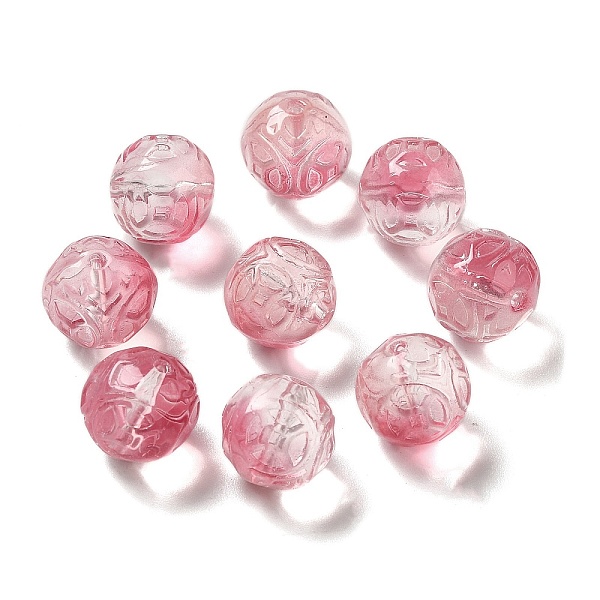 PandaHall Transparent Glass Beads, Gradient Color, Round, Pale Violet Red, 12.5x12mm, Hole: 1.4mm Glass Round
PandaHall Transparent Glass Beads, Gradient Color, Round, Pale Violet Red, 12.5x12mm, Hole: 1.4mm Glass Round